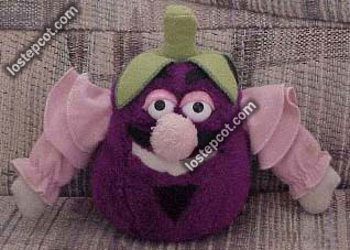 Eggplant plush